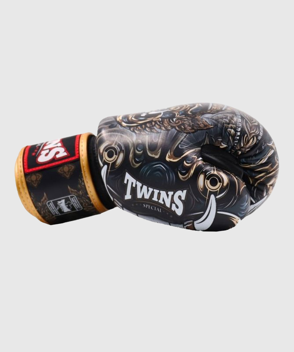 Twins FBGVL3 Yaktai Boxhandschuhe - Schwarz/Gold