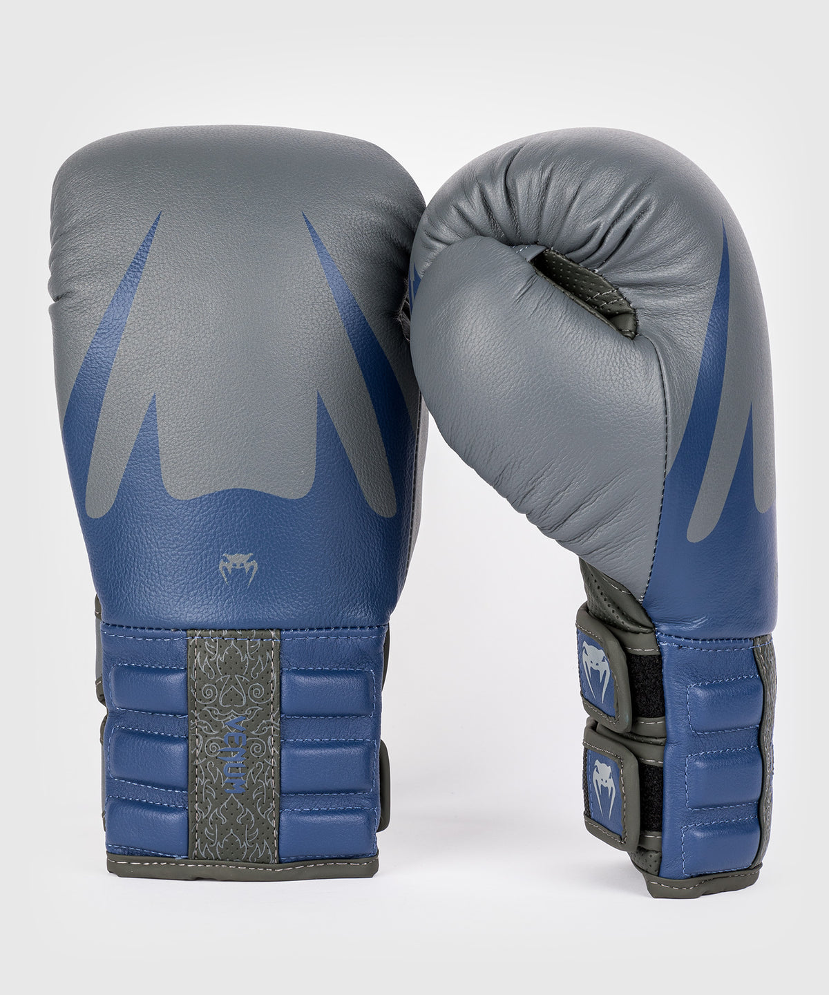 Gants de boxe Venum Reverso - Gris tempête/Bleu royal