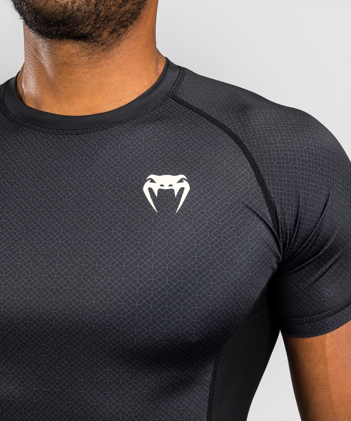 Venum x Roger Gracie Academy Short Sleeve Rashguard - Black