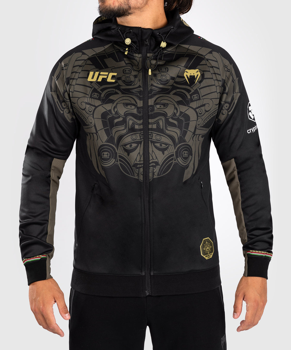 Noche UFC by Venum Authentic Fight Night Sweat à capuche pour homme - Noir