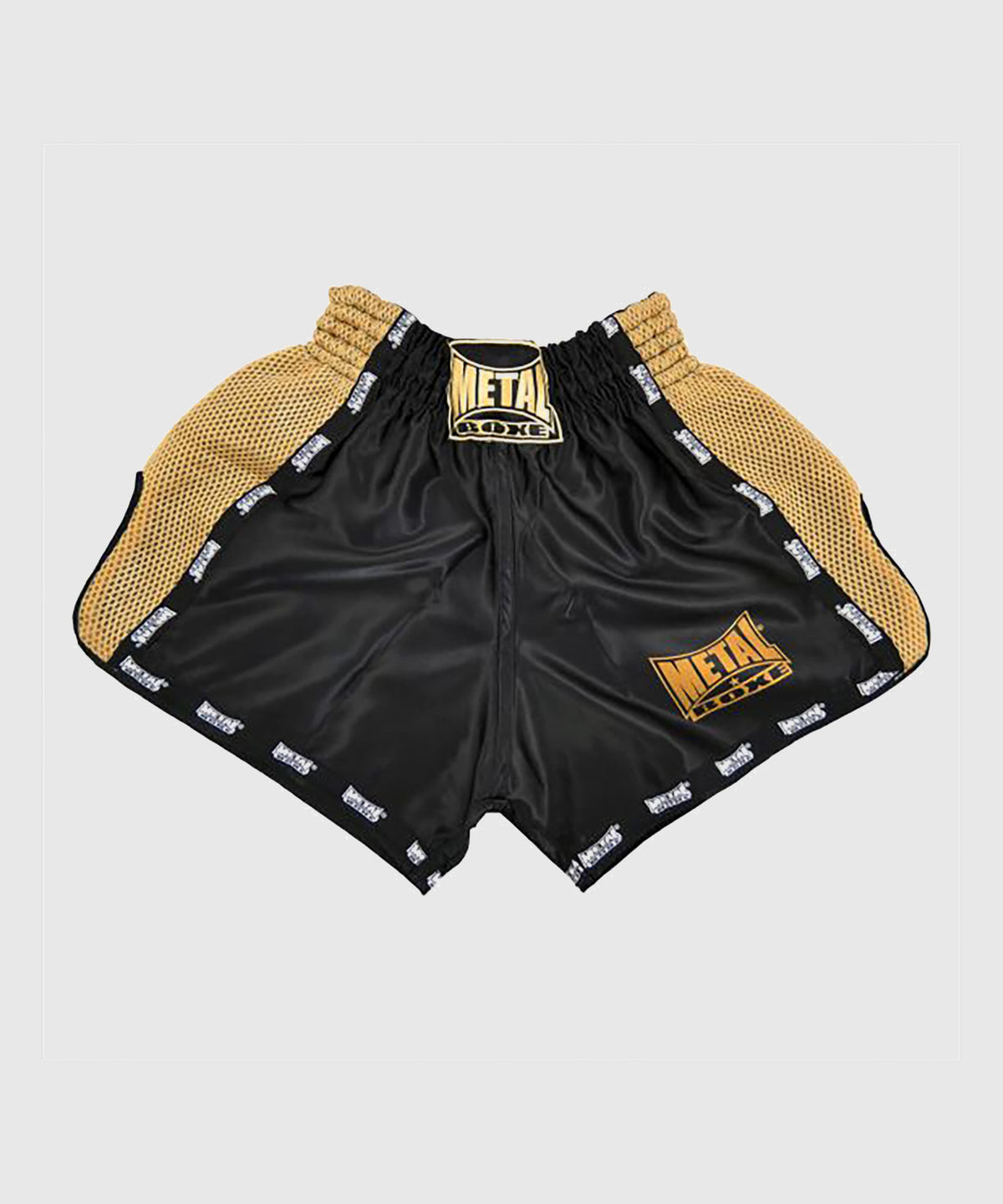 Metal Boxe Extrême Muay Thai Shorts - Schwarz/Gold