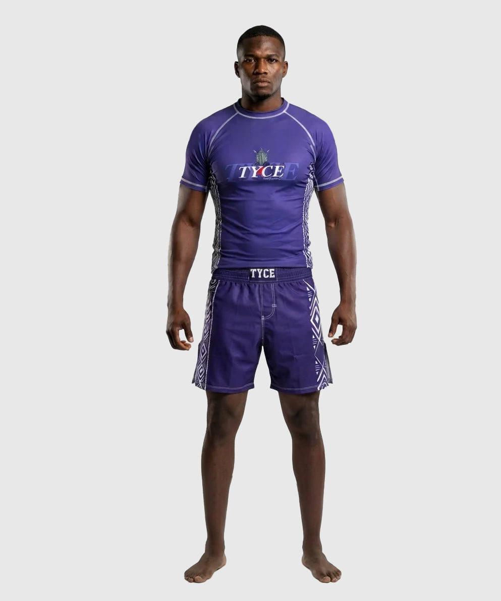 Rashguard TYCE CULTURE OF WAR Shaka Zulu - Violet