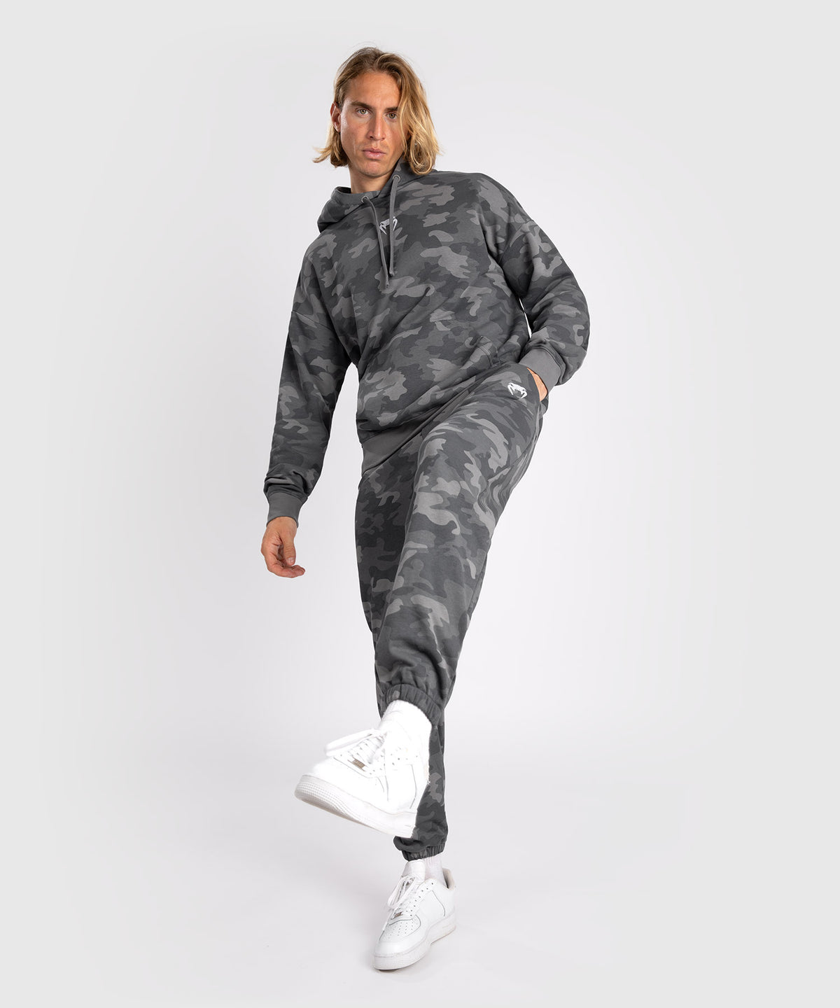 Venum Vortex XL Herren Kapuzenpullover - Anthrazit Camo