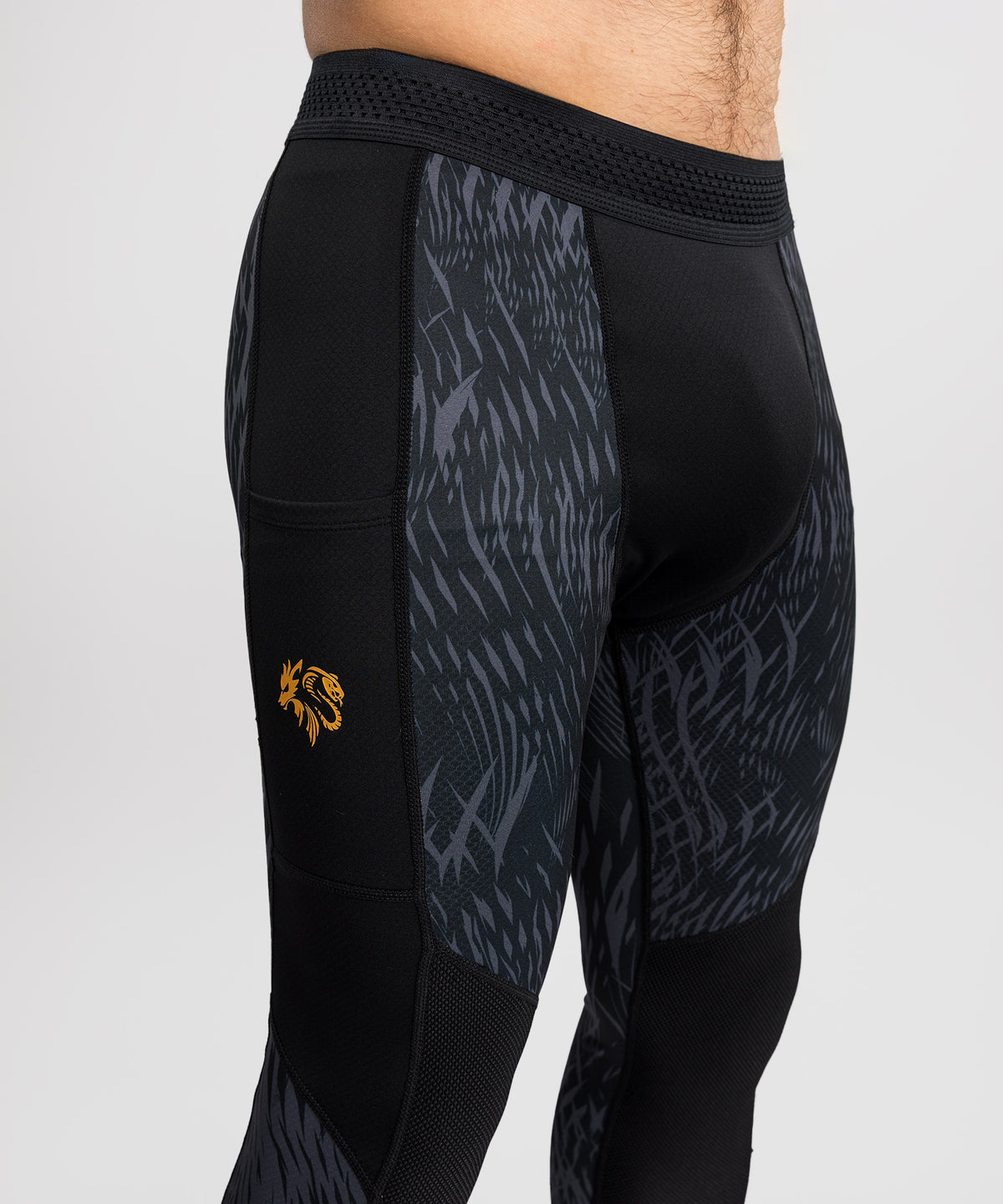 Pantalon de compression Venum x Chimaev - Noir/Gris