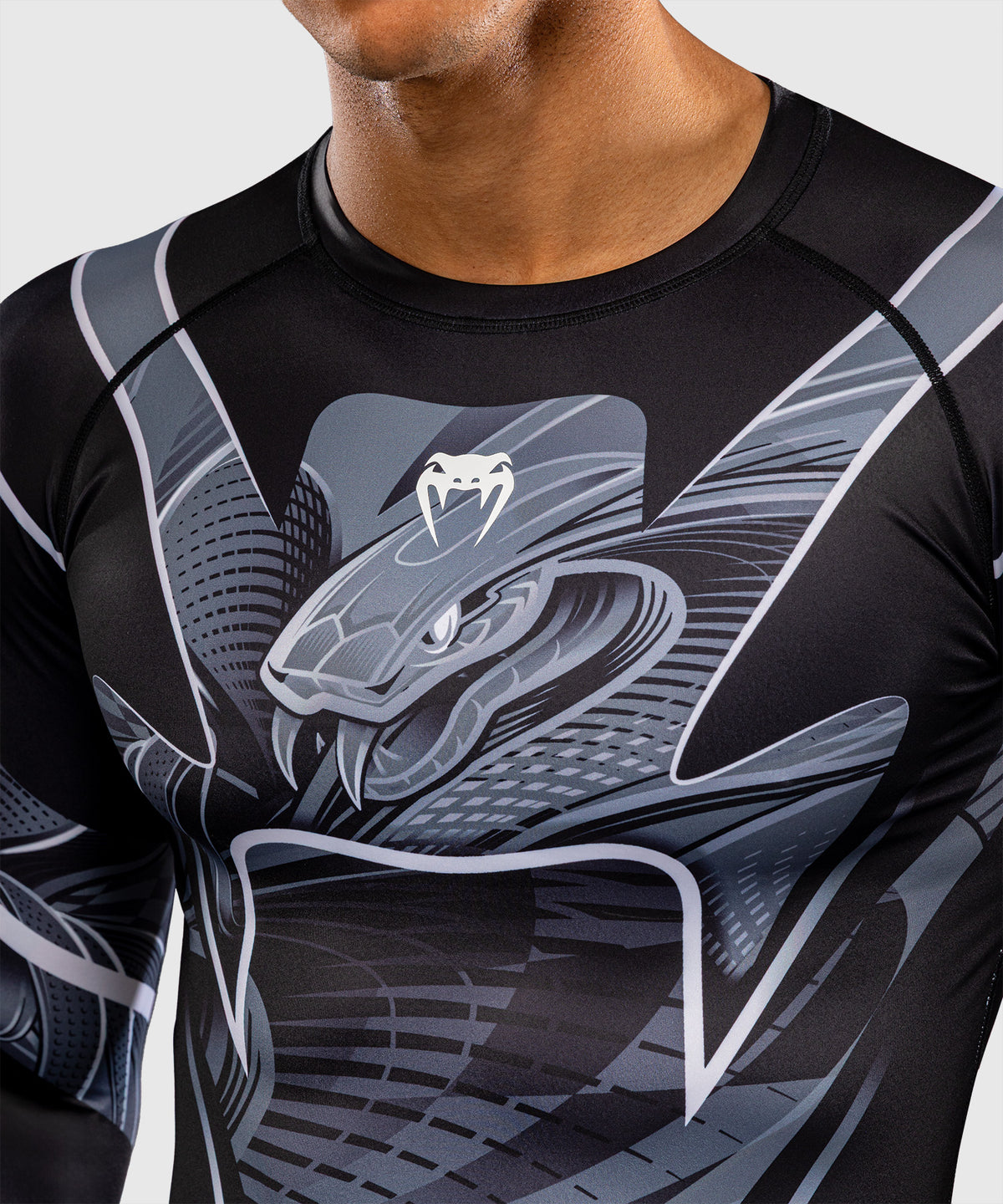 Venum Crimson Viper 2.0 Rashguard de manga larga - Negro/Gris