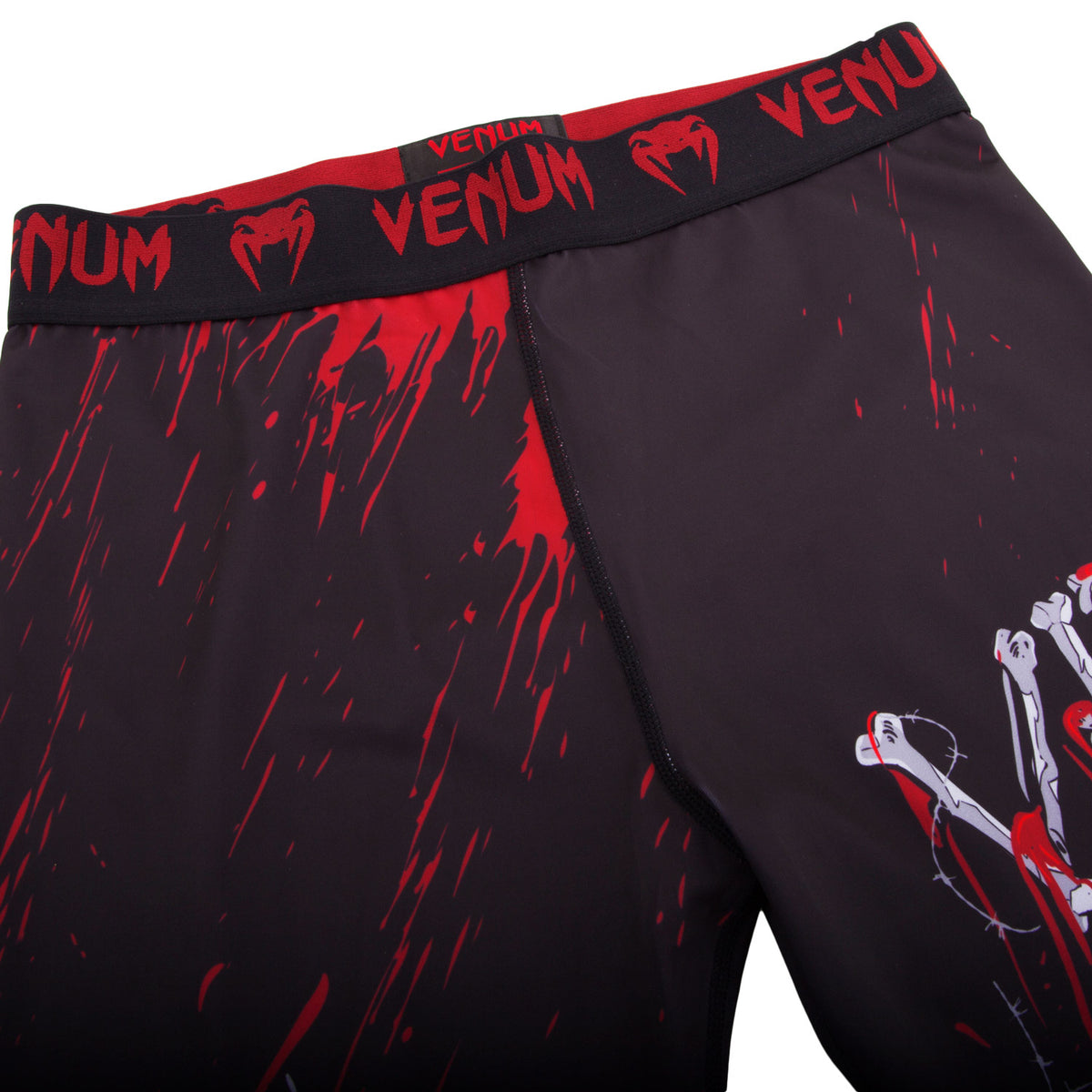 Pantaloni a compressione Venum Pirate 3.0 - Nero/Rosso