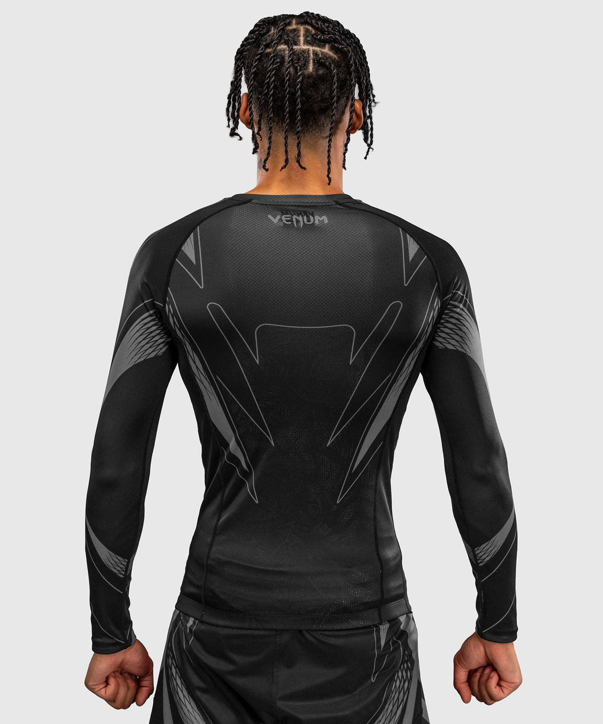 Venum Amazonia Reborn Langarm-Rashguard - Schwarz/Grau