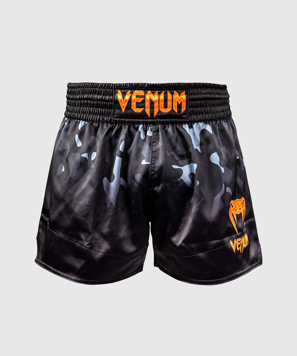 Venum Classic Pantaloncini Muay Thai - Camo Nero/Arancione