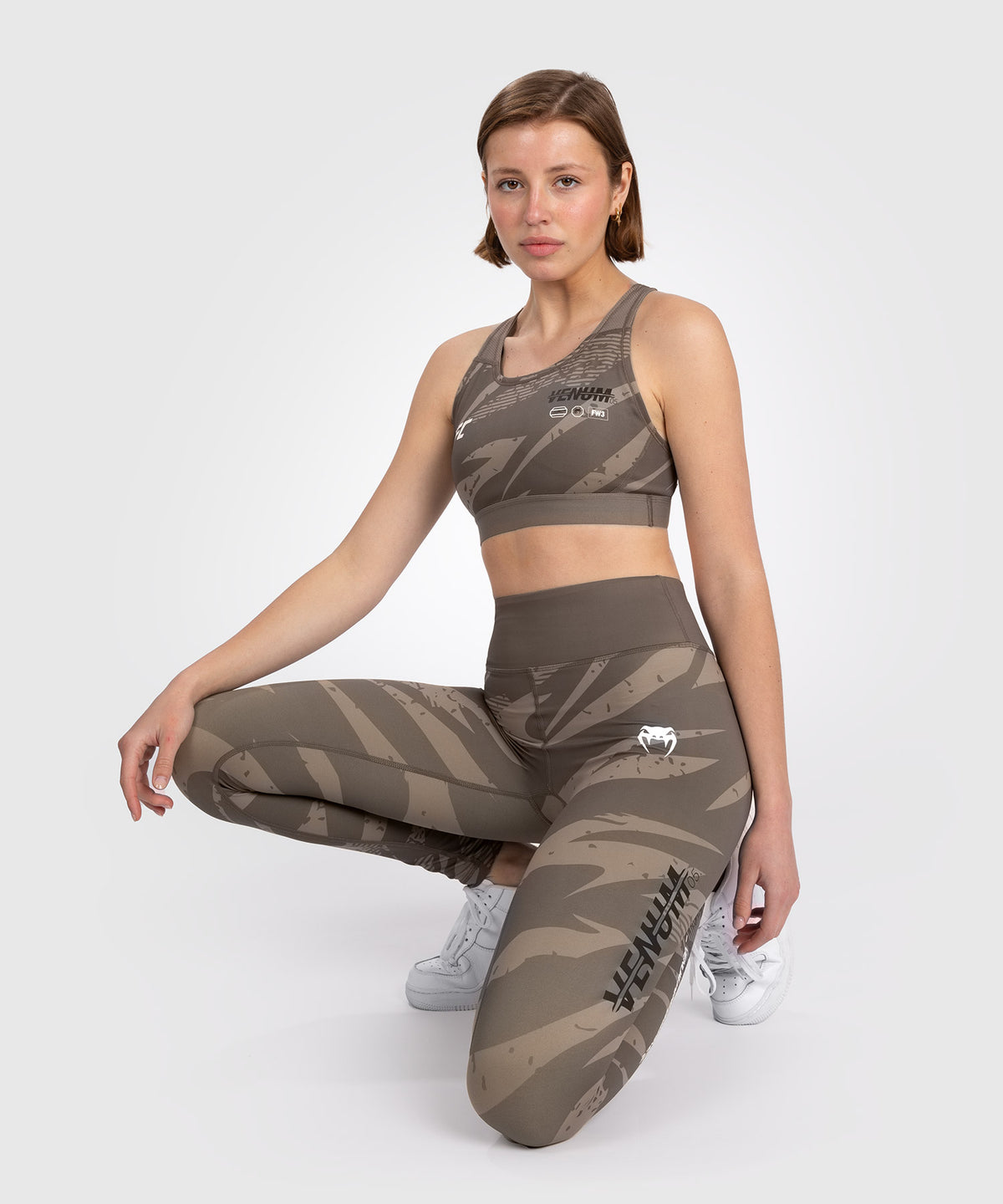UFC Adrenaline by Venum Fight Week performance Leggings - Desert Camo