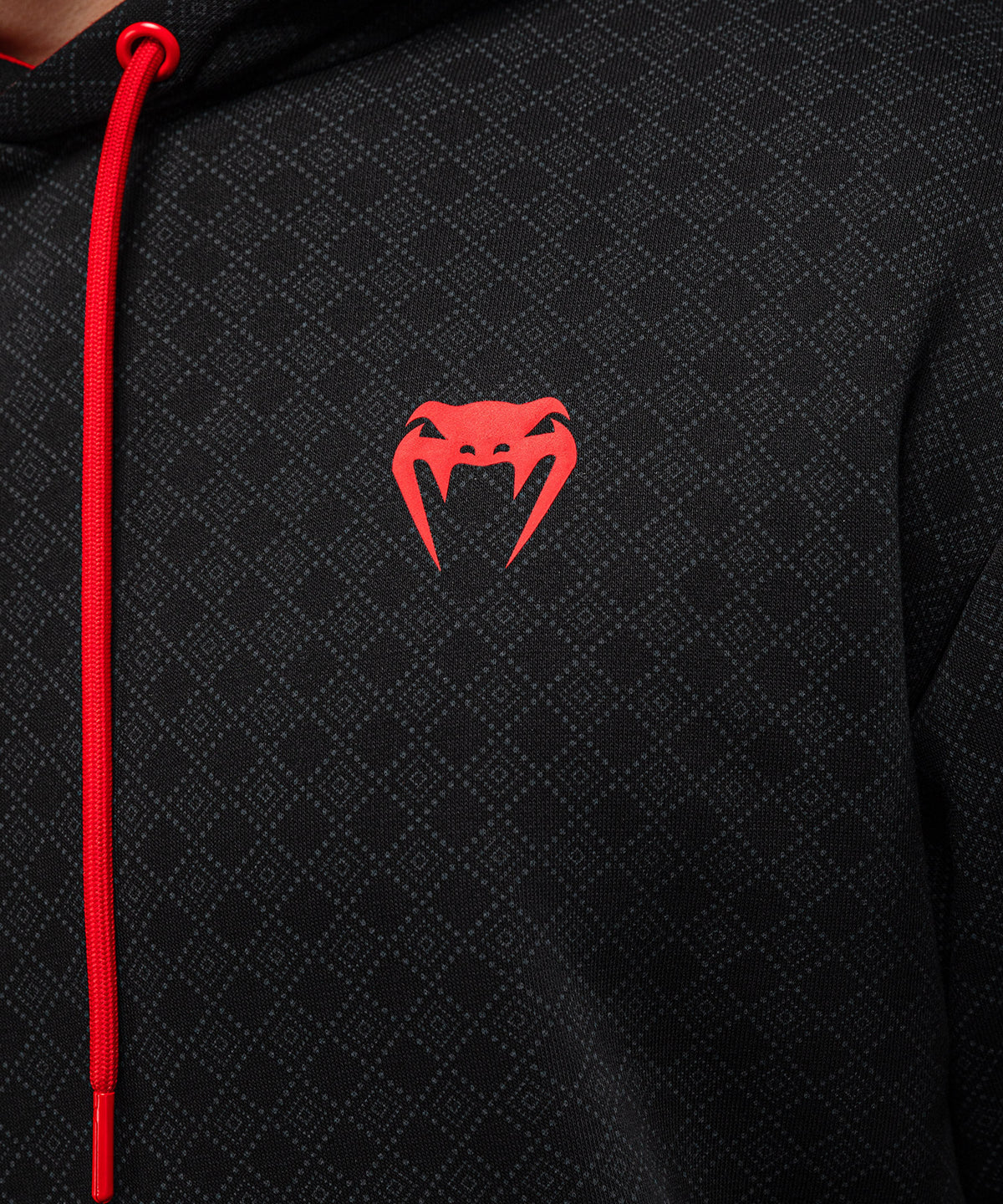 Venum x Roger Gracie Signature Sudadera con Capucha - Negro/Rojo