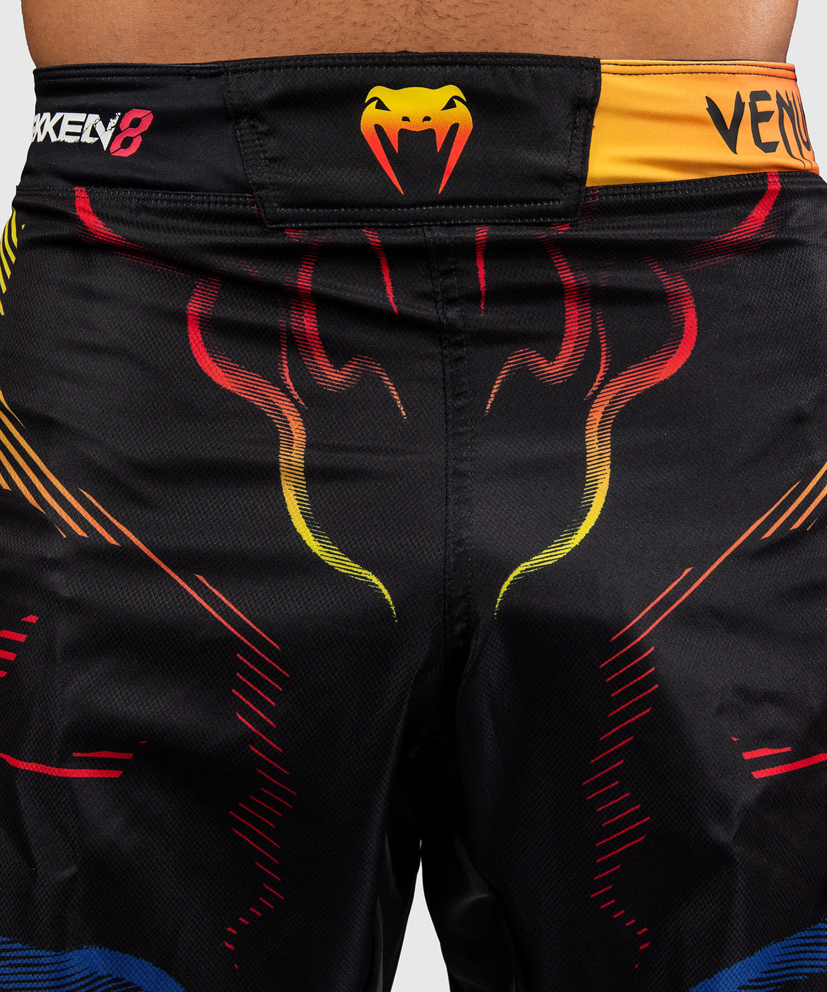 Short de Combat Yoshimitsu Venum x TEKKEN 8 - Noir/Orange