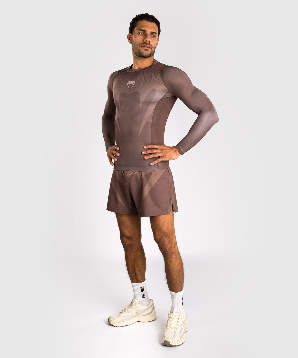 Venum No Gi Rashguards - Marrone Cioccolato