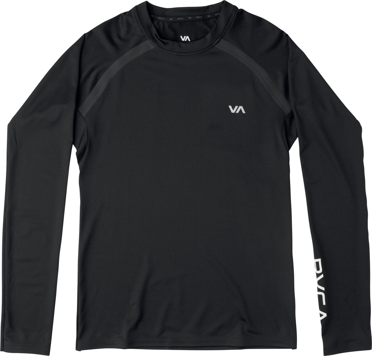 RVCA Camiseta de Compresión - Manga Larga - Negro