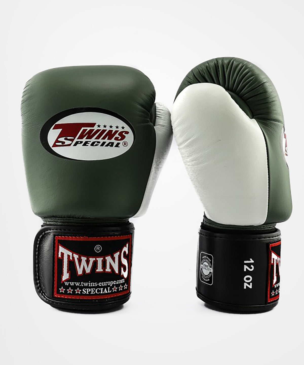 Gants de Boxe Twins BGVL4 - Noir/Olive/Blanc