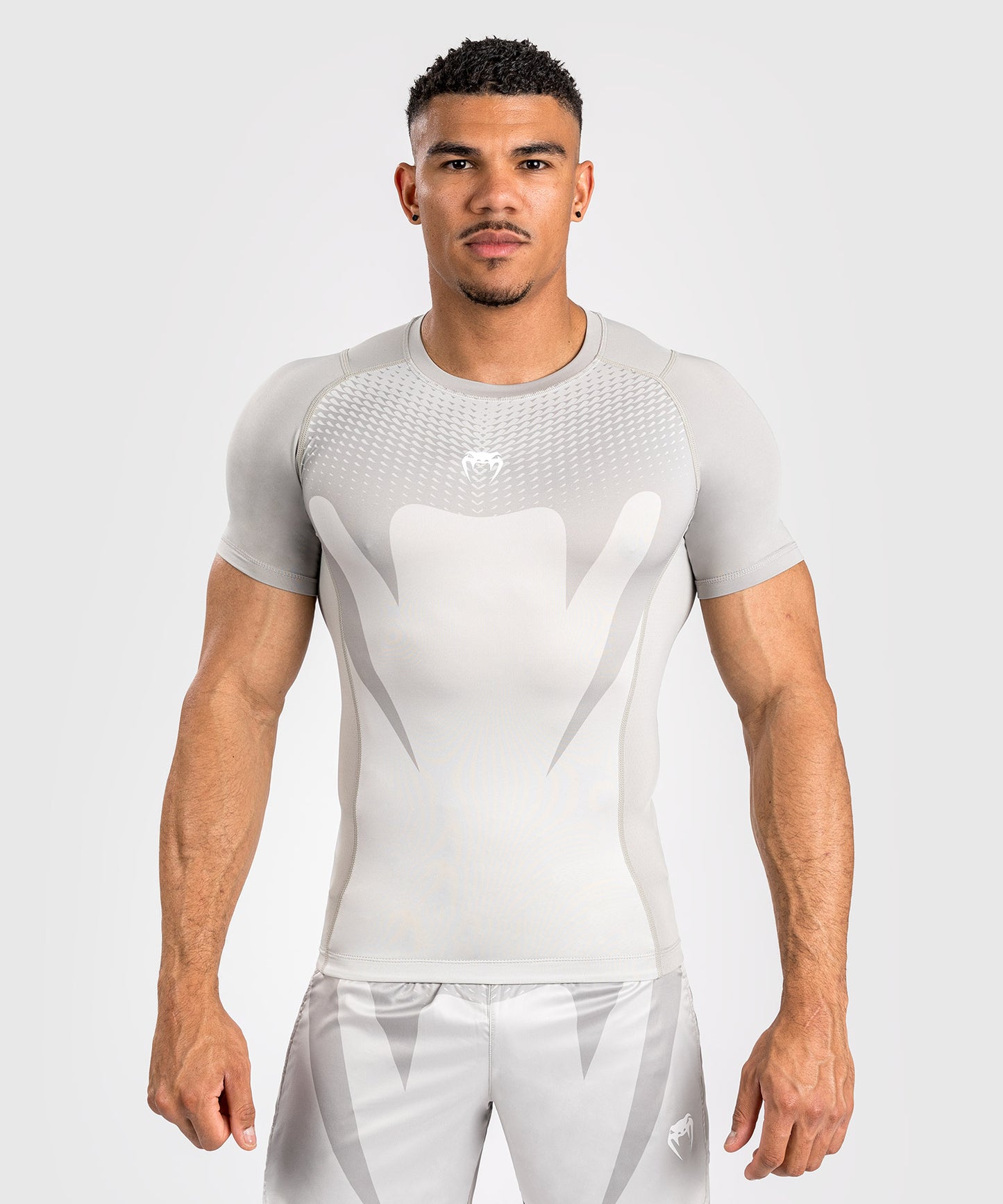 Venum Attack Rashguard a Maniche Corte da Uomo - Sabbia