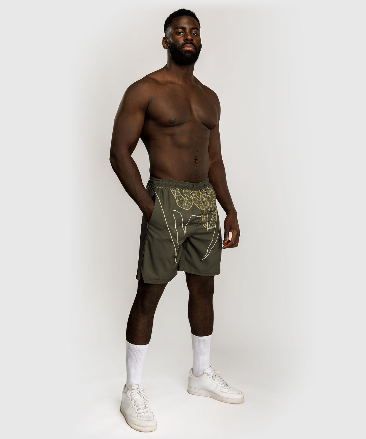 Venum Serpenti Training Shorts - Khaki/Bronze/Ivory