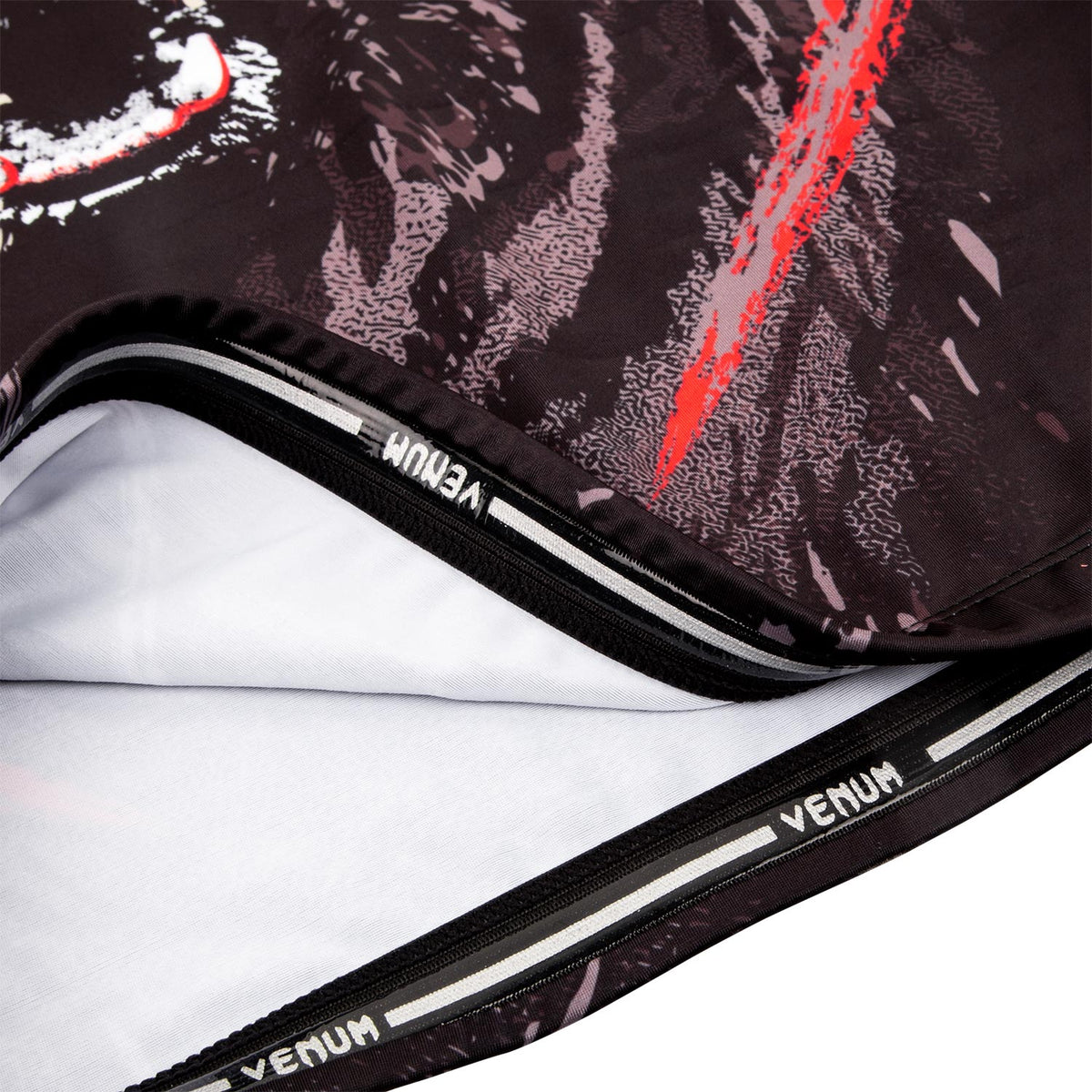 Venum Grizzli Rashguard - Langarm - Schwarz/Weiß