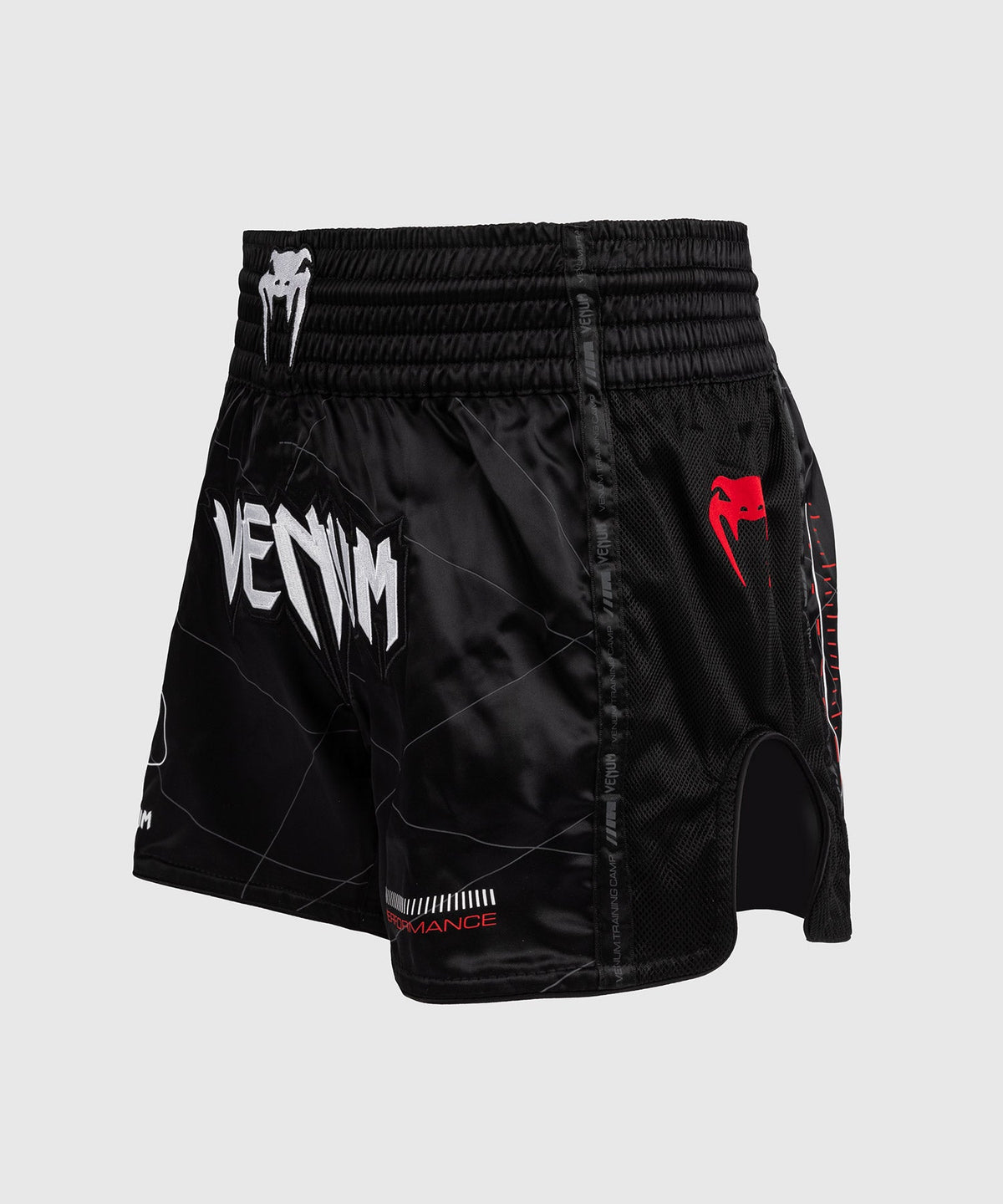 Venum Tactical XT Muay Thai Shorts - Schwarz/Feuerrot