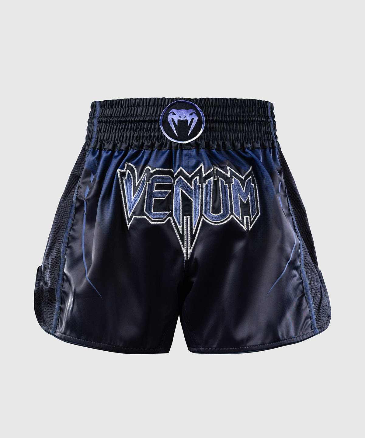 Venum G-Core Muay Thai Shorts - Navy Blue/White