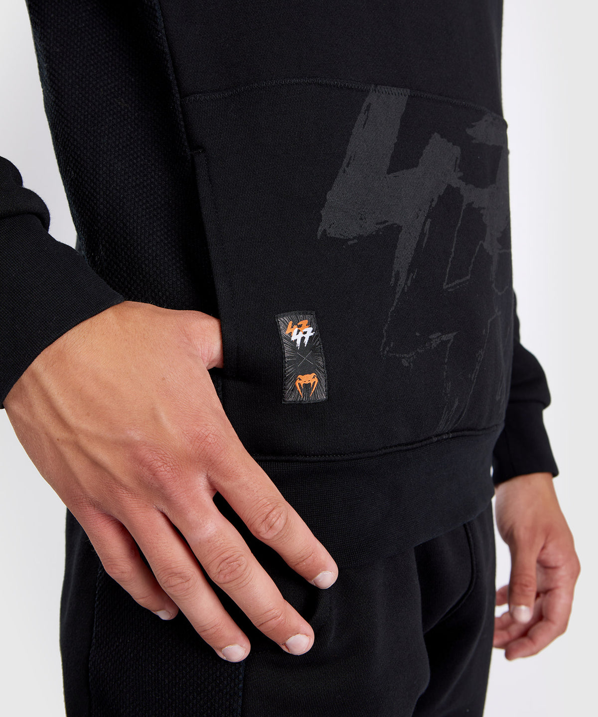Sweatshirt à capuche Venum S47 - Noir/Orange