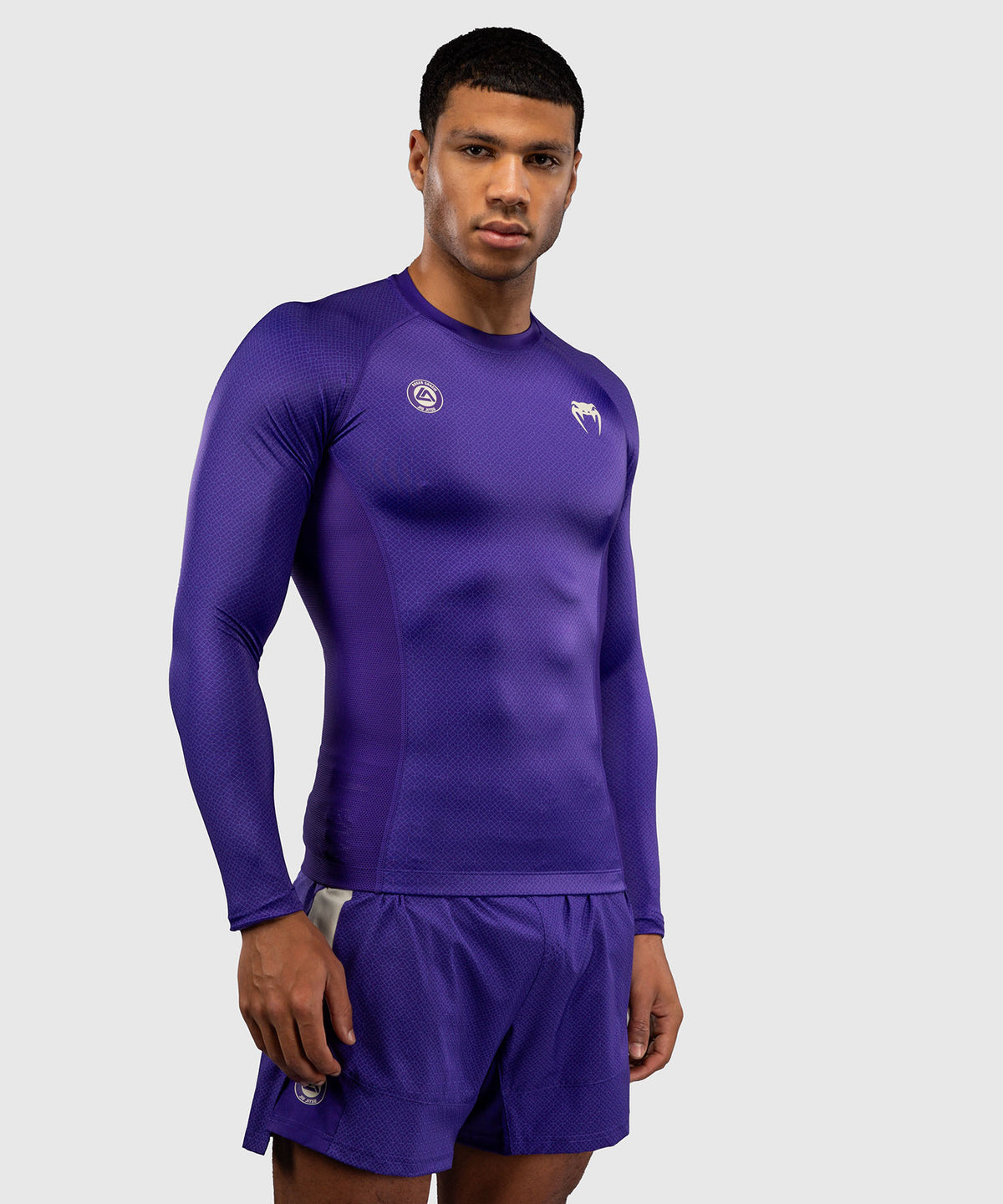 Venum x Roger Gracie Academy Long Sleeve Rashguard - Purple