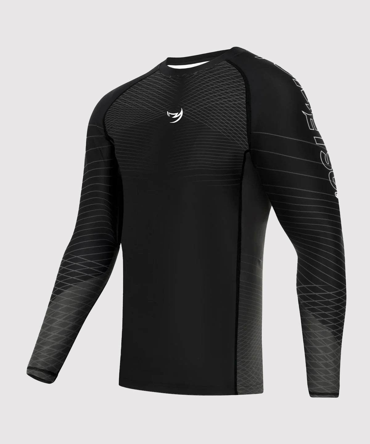 Fumetsu Competitor Mk2 Langarm-Rashguard - Schwarz/Schwarz