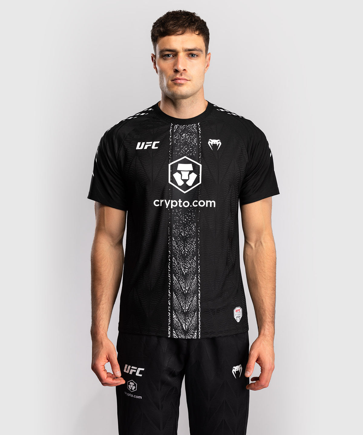 UFC Zenith by Venum Authentic Fight Night Offizielles Walkout-Trikot Herren - Schwarz