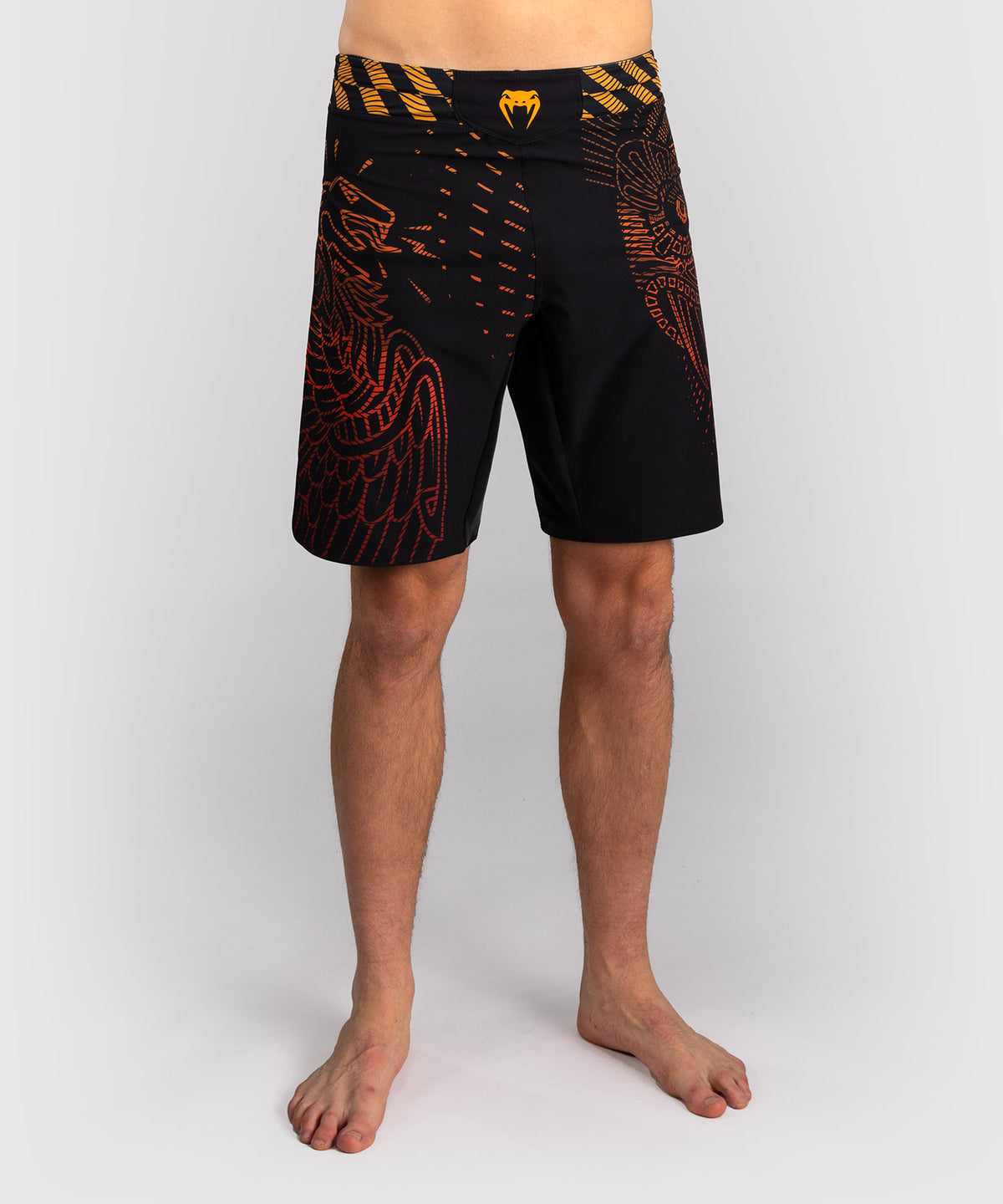Venum Quetzal Fury Fightshorts - Negro/Rojo Fury/Mandarina