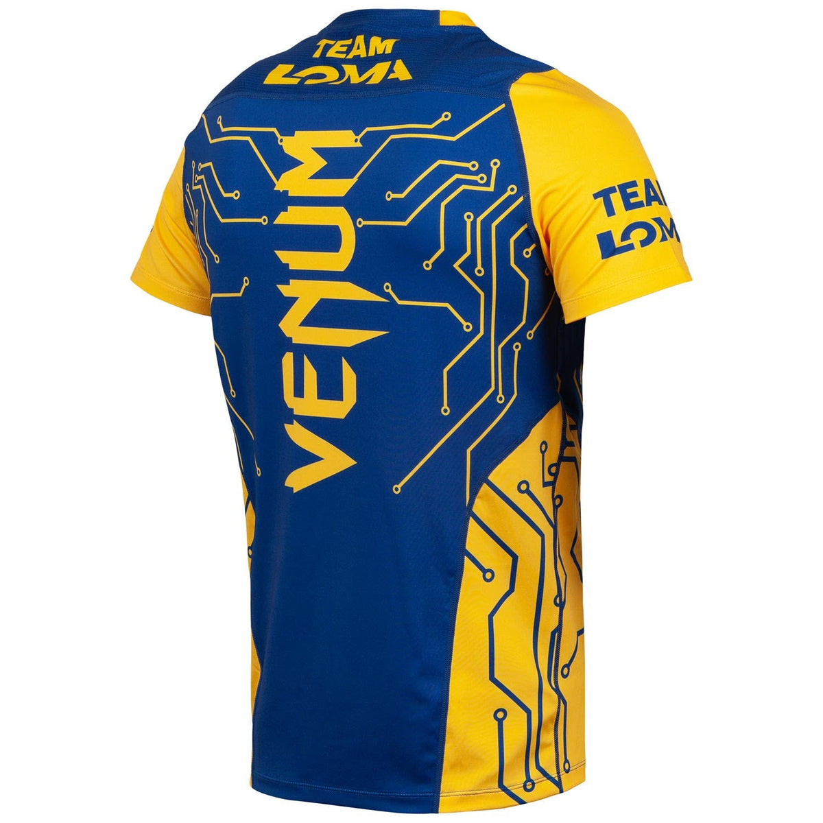 T-shirt Dry Tech Venum Loma Fight - Bleu/Jaune