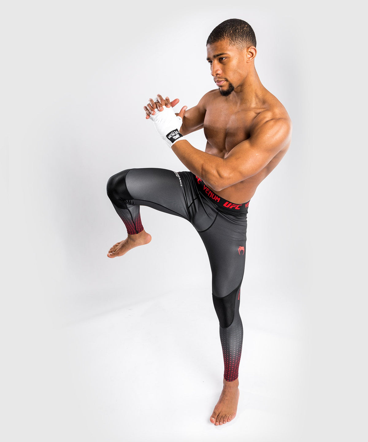 Venum Performance Institute UFC Compression Pants - Black/Red