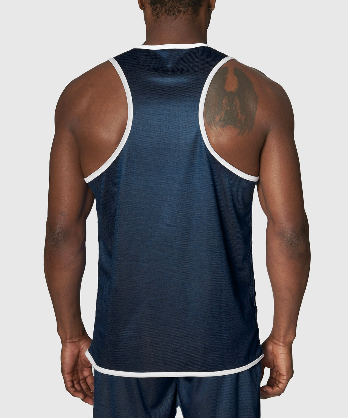 Leone Reversible Boxing Tank Top - Blue/Red