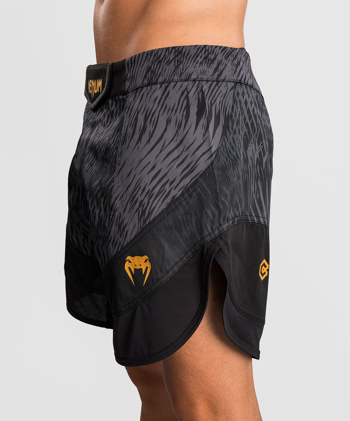 Venum x Chimaev Fightshorts - Black/Grey