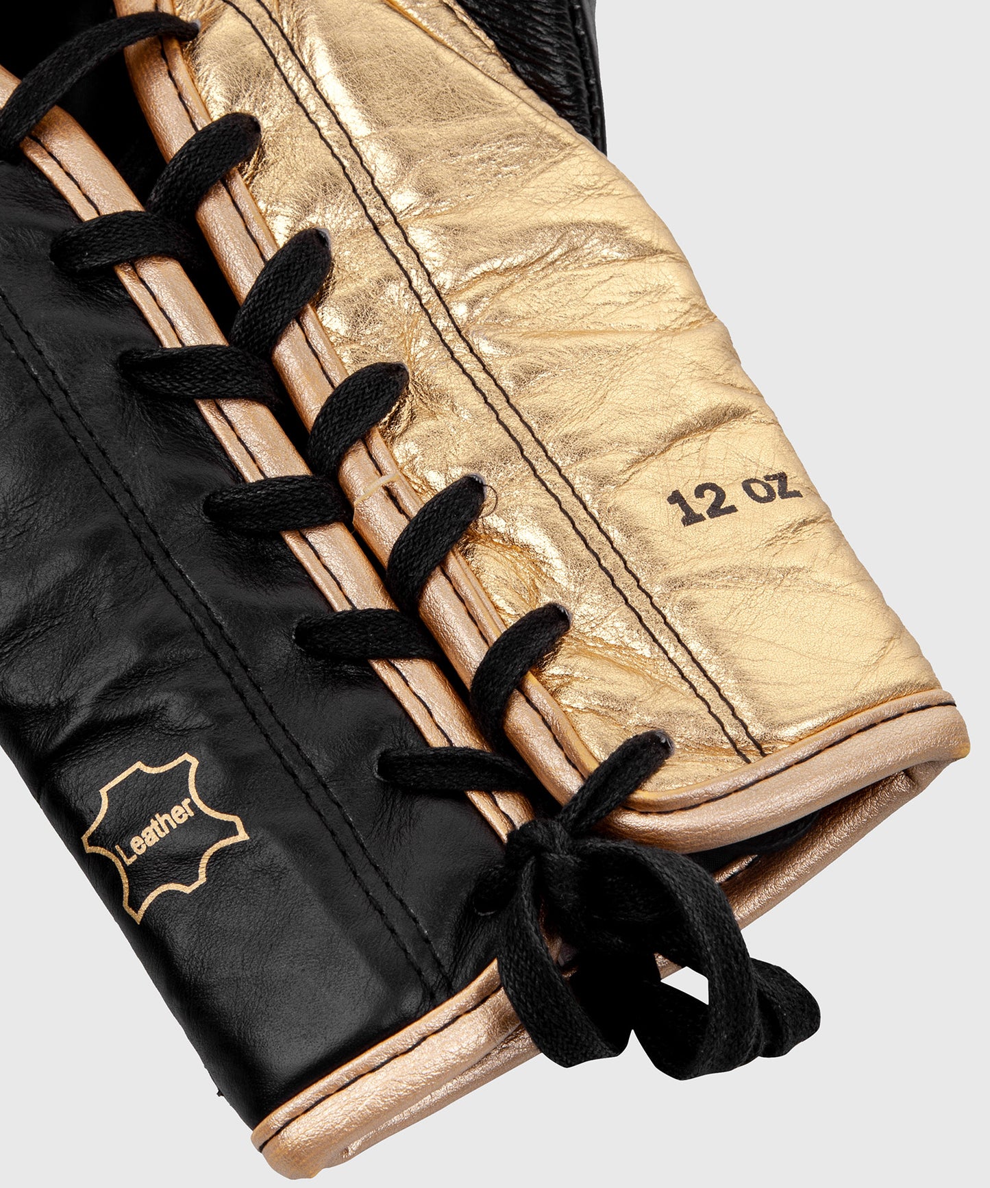 Guantoni da boxe professionali Venum Shield con lacci - Nero/Oro