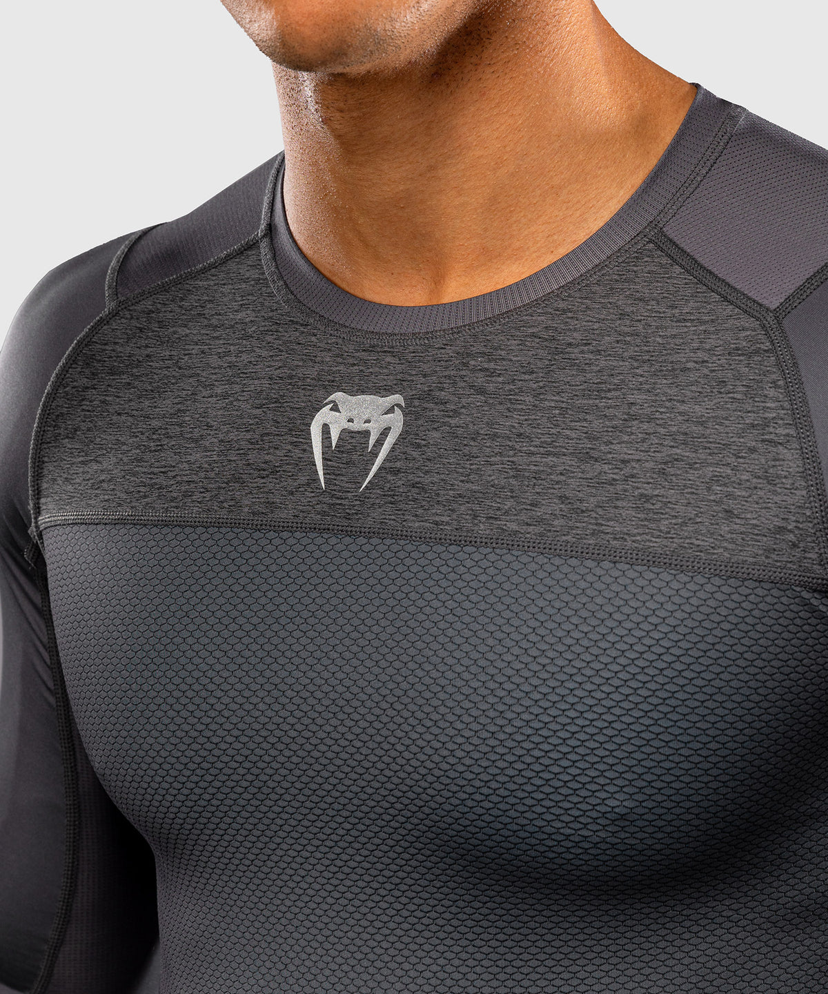 Venum G-Fit Scale Langarm-Rashguard - Grau