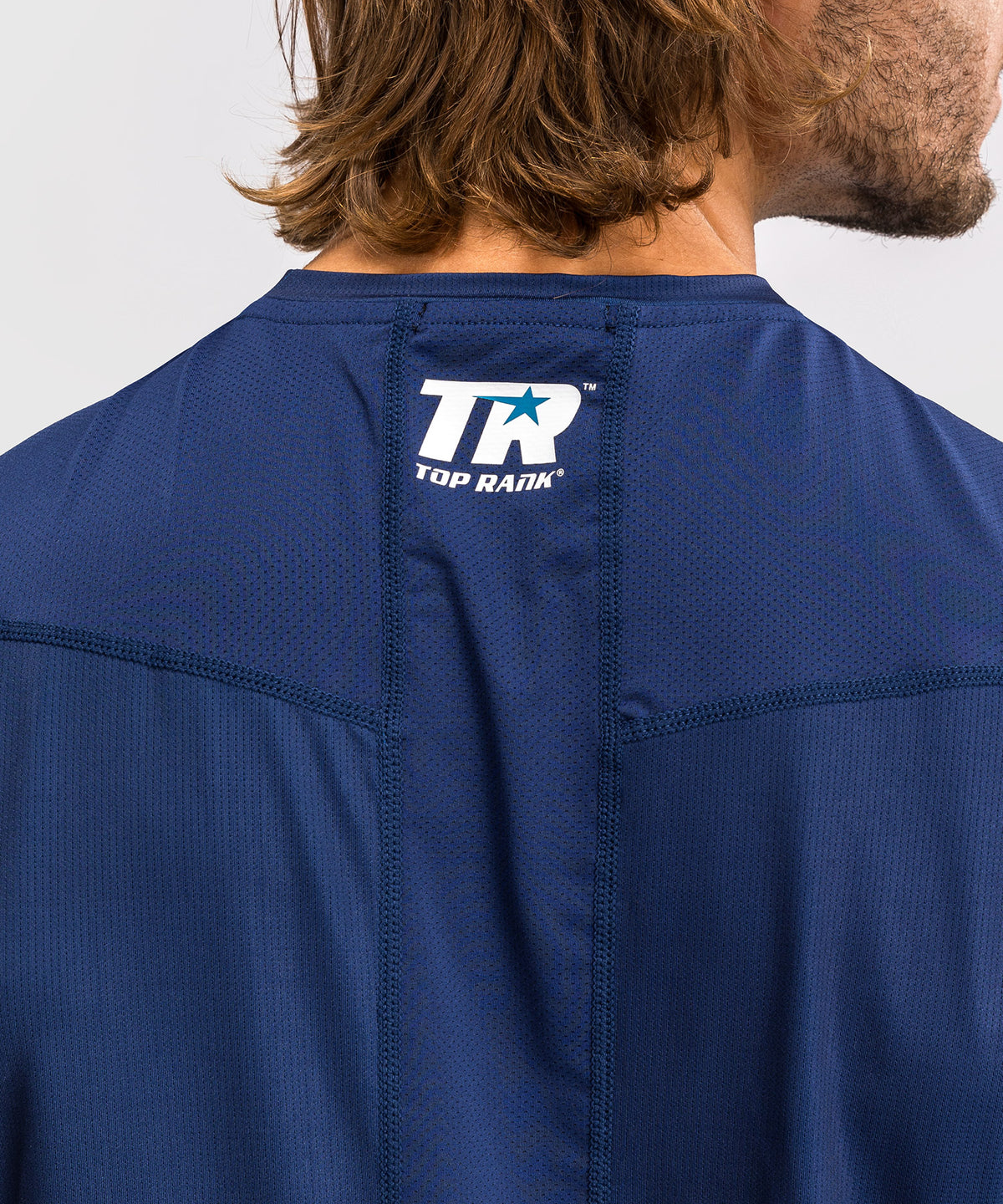Venum x Top Rank Original Men's Dry Tech Shirt - Navy Blue