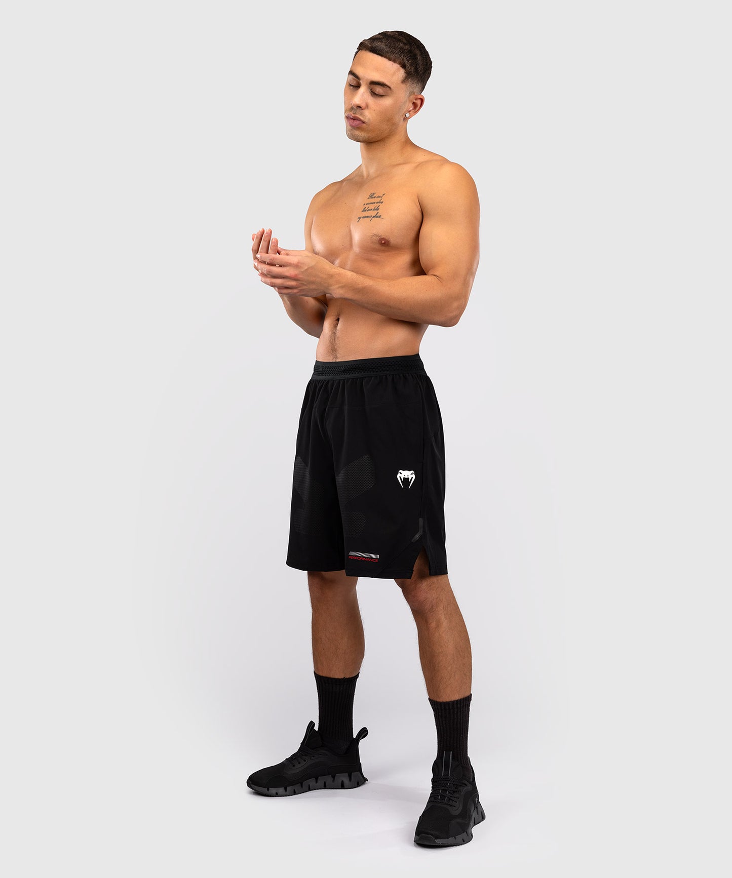 Venum Tactical XT Herren-Trainingsshorts - Schwarz/Feuerrot