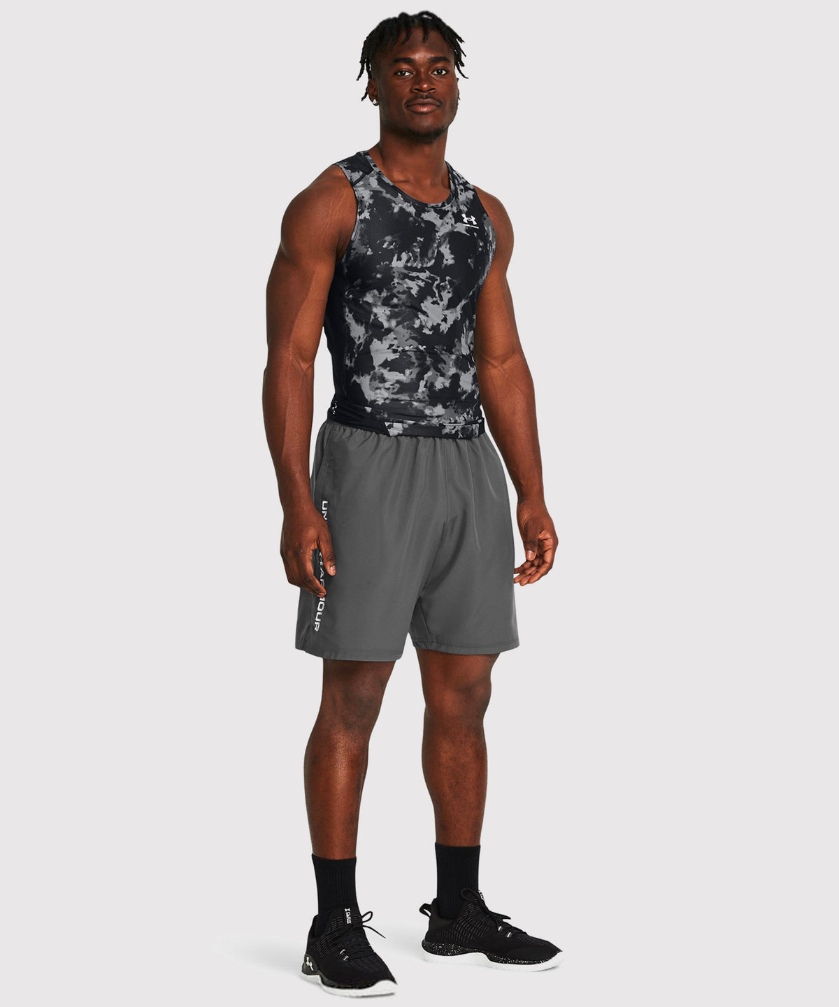 Short Under Armour Ua Woven Wordmark - Gris Foncé