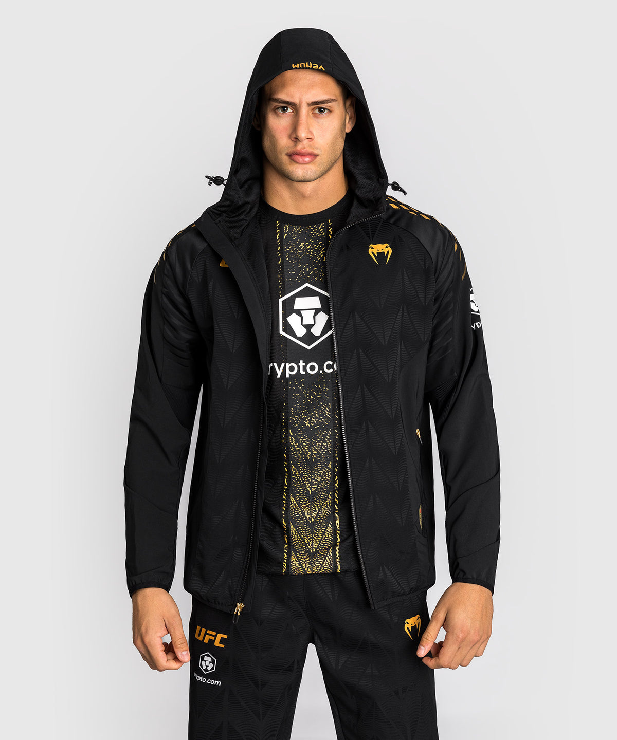 UFC Zenith by Venum Authentic Fight Night Kapuzenjacke Herren - Champion