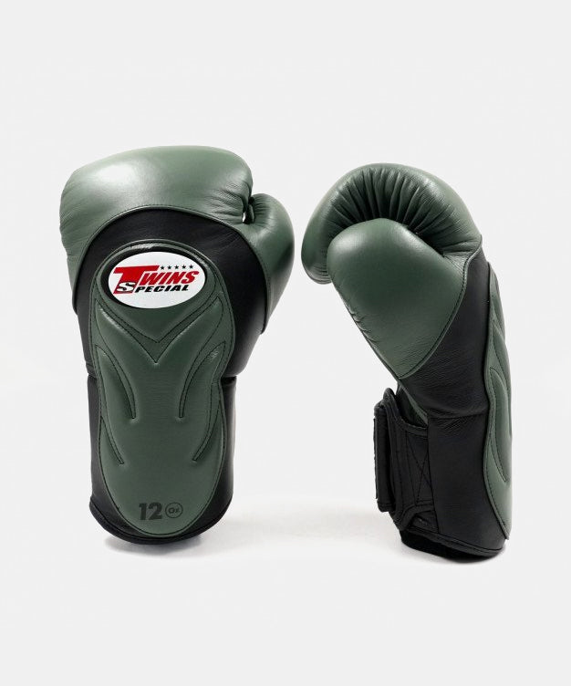 Twins BGVL6 Guantes de Boxeo - Caqui/Negro