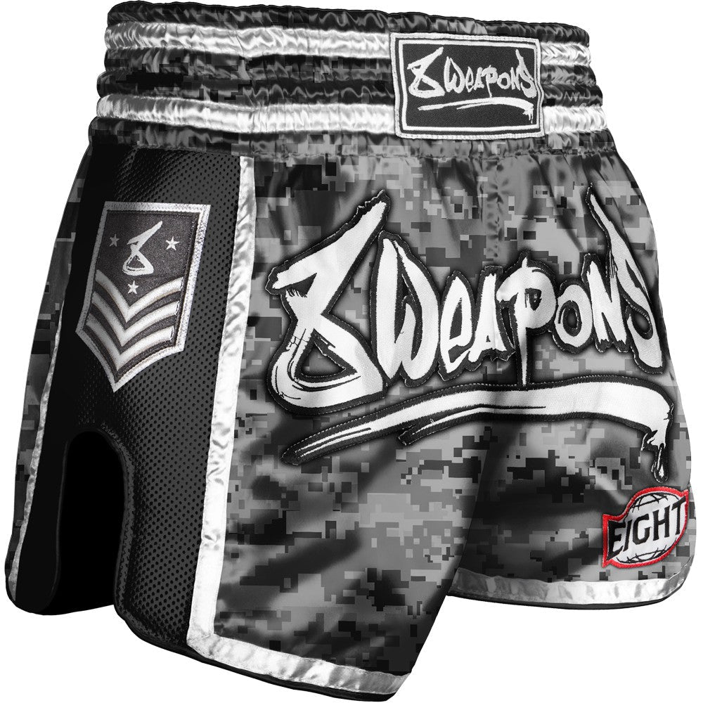 Short de Muay Thai 8 Weapons Super Mesh City - Camo
