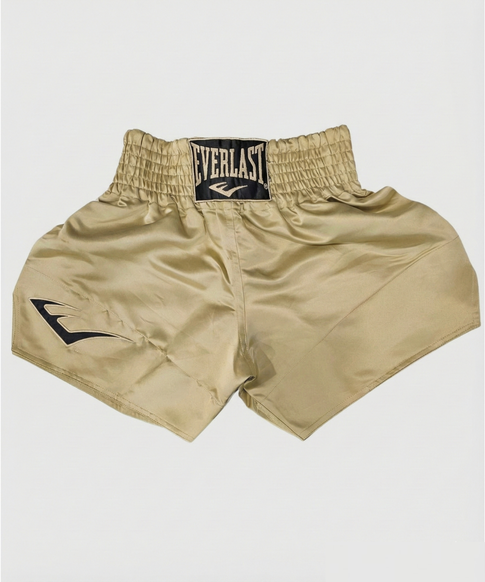Short Muay Thaï Everlast - Or/Noir