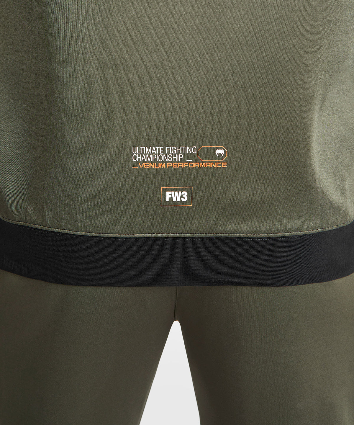 UFC Adrenaline by Venum Fight Week Herren Zip Hoodie - Khaki/Bronze