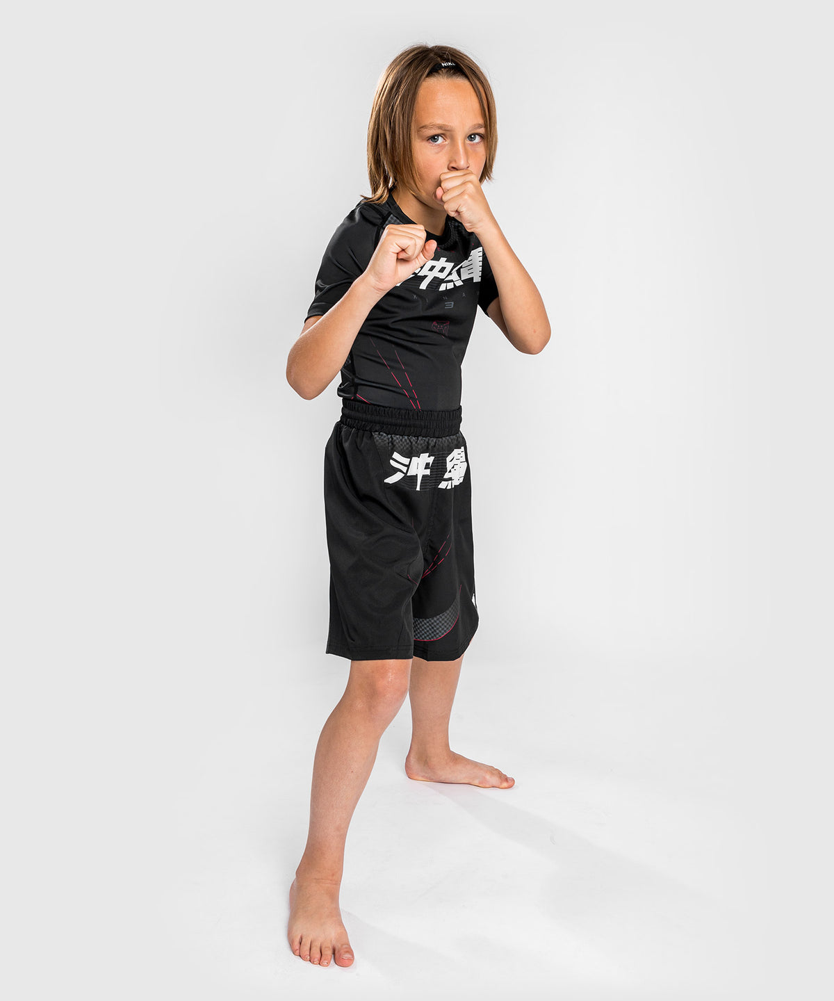 Short D'entrainement Venum Okinawa 3.0 - Pour Enfant - Noir/Rouge