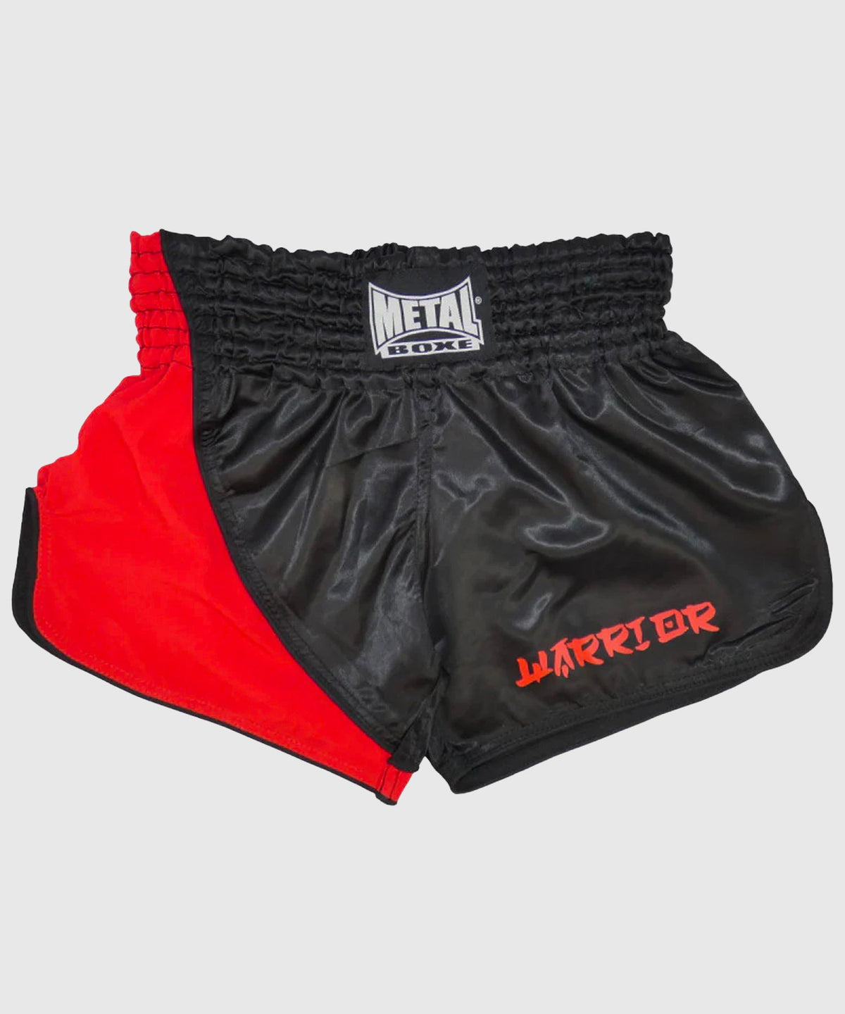 Metal Boxe Kick Metal Warrior Fightshorts - Nero/Rosso