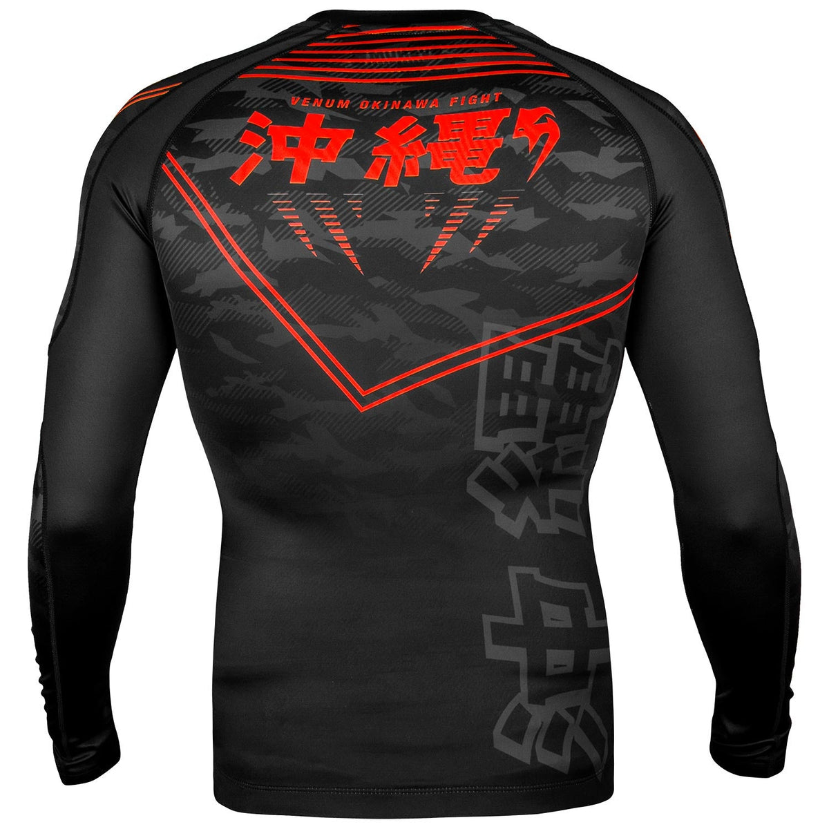 Rashguard Venum Okinawa 2.0 - Long Sleeve - Black/Red