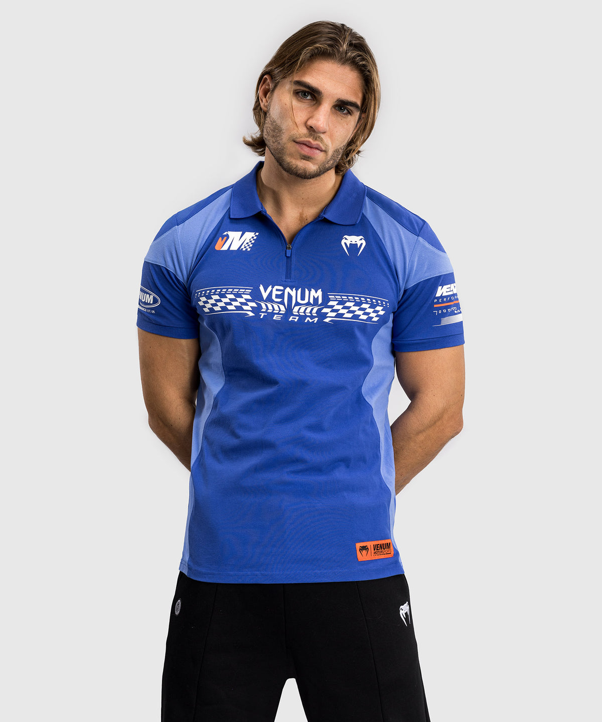 Venum Motorsport Baumwoll-Polo - Königsblau