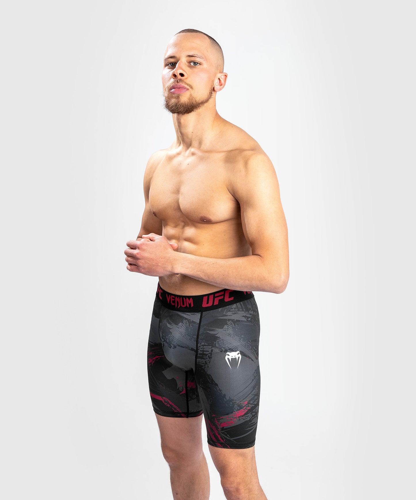 Venum Authentic Fight Week 2.0 UFC Kompressionsshorts - Schwarz/Rot