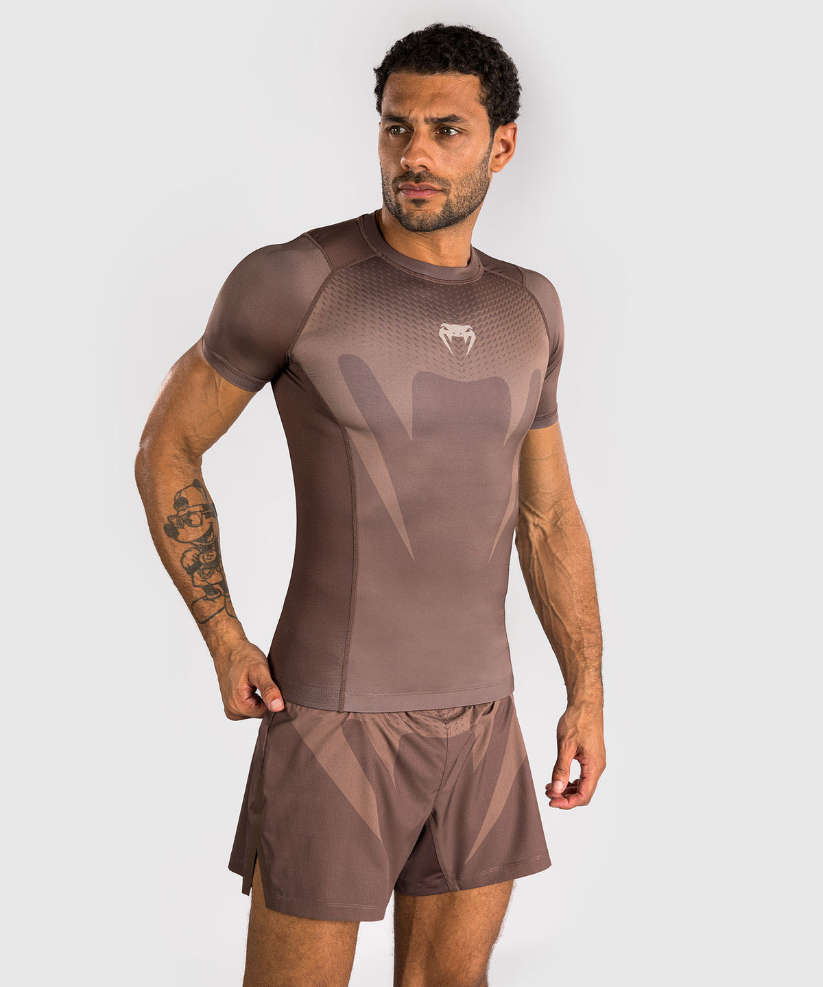 Venum No Gi Rashguards - Marrone Cioccolato
