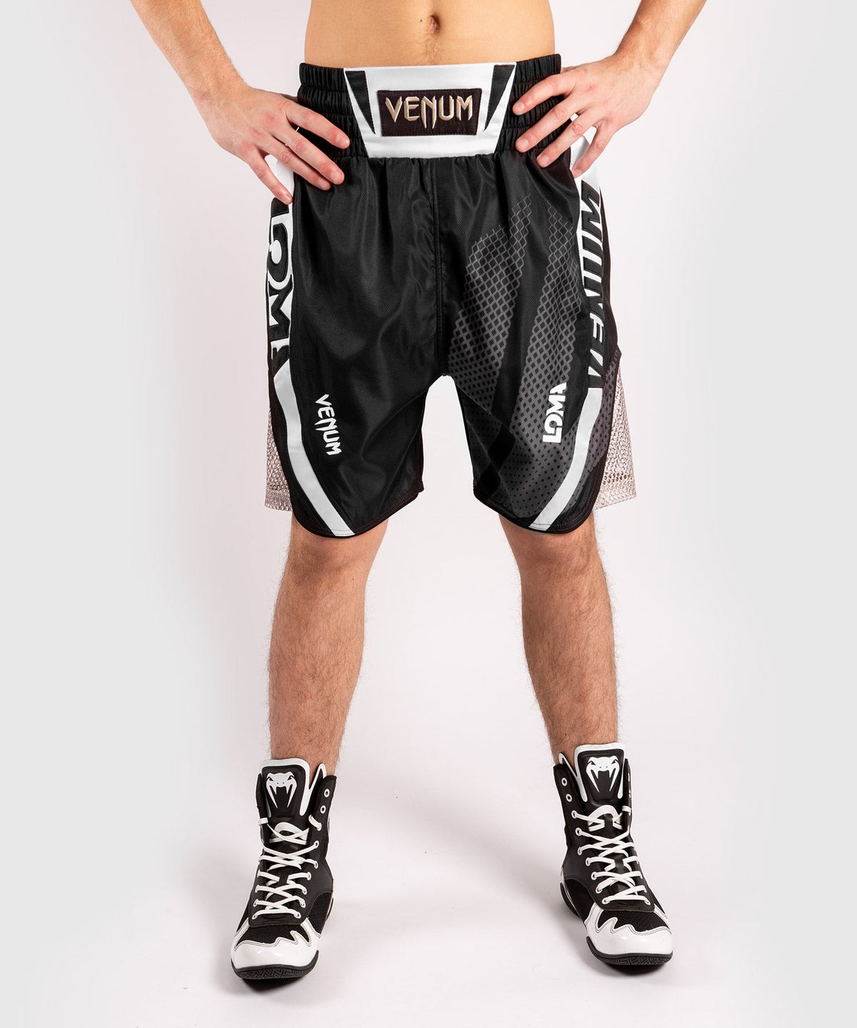Short de boxe Venum Arrow - Noir/Blanc
