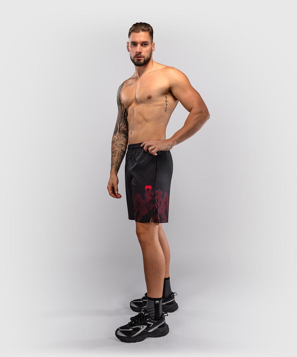 Venum Spectre Trainingsshorts – Schwarz/Rot